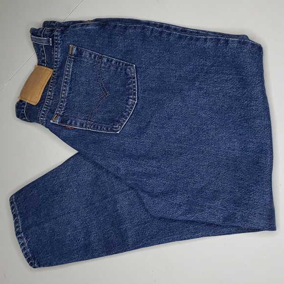 Vintage 90's Levi's Womens 552 Tapered Fit Boyfriend Cotton Jeans Size 16 Short - Picture 1 of 16